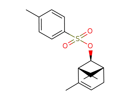 Molecular Structure of 66454-71-5 (exo-2,7,7-trimethylbicyclo<3.1.1>hept-2-en-6-yl tosylate)