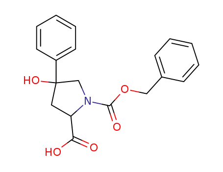 N-carbobenzyloxy-cis-4-hydroxy-trans-4-phenyl-L-proline