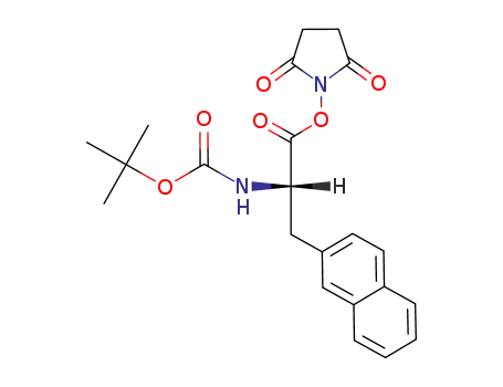 Molecular Structure of 145232-20-8 (Boc-2-Nal-OSu)