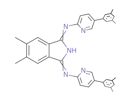 1,3-bis(5-(3,5-xylyl)pyridin-2-ylimino)-5,6-dimethylisoindole