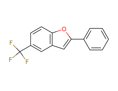 Molecular Structure of 16238-03-2 (2-phenyl-5-(trifluoromethyl)benzofuran)