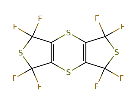 Octafluor-1,3,5,7-tetrahydro-dithieno{3,4-b:3',4'-e}-1,4-dithiin