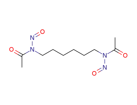 Molecular Structure of 10151-12-9 (Acetamide,N,N'-hexamethylenebis[N-nitroso- (6CI,7CI,8CI))