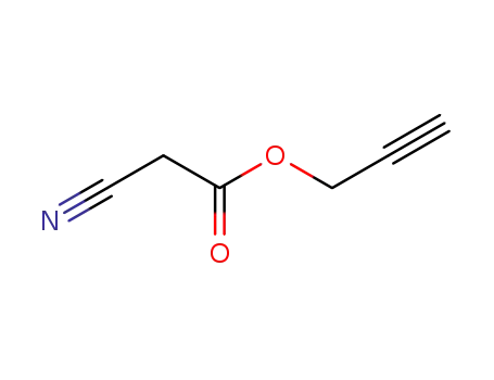 Molecular Structure of 30764-61-5 (Acetic acid, cyano-, 2-propynyl ester)
