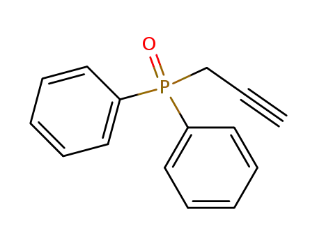 Molecular Structure of 104856-81-7 (diphenyl (prop-2-yn-1-yl)phosphine oxide)