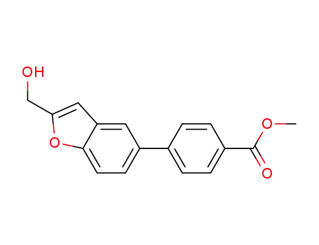 Benzoic acid, 4-[2-(hydroxymethyl)-5-benzofuranyl]-, methyl ester