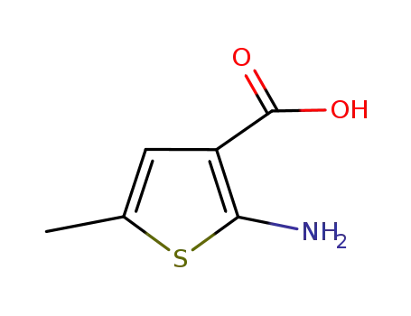 Molecular Structure of 41940-47-0 (2-AMINO-5-METHYL-THIOPHENE-3-CARBOXYLIC ACID)