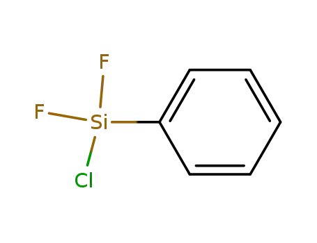 Molecular Structure of 368-45-6 (chloro(difluoro)(phenyl)silane)