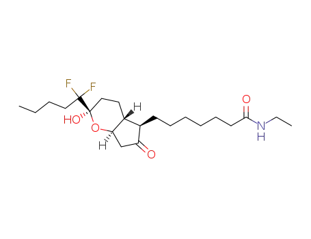 N<sub>1</sub>-ethyl-7-[(2R,4aR,5R,7aR)-2-(1,1-difluoropentyl)-2-hydroxy-6-oxoperhydrocyclopenta[b]pyran-5-yl]heptanamide