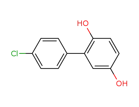 Molecular Structure of 10551-37-8 ([1,1-Biphenyl]-2,5-diol,4-chloro-(9CI))