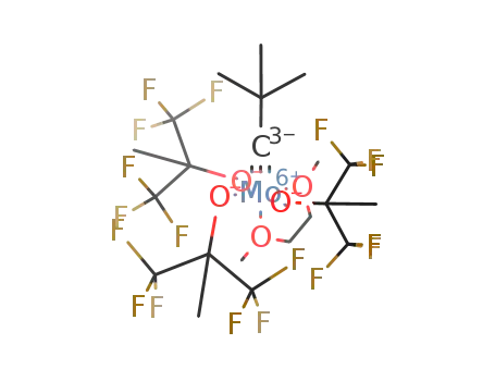 mer-Mo(CC(CH<sub>3</sub>)3)(OCMe(CF<sub>3</sub>)2)(1,2-dimethoxyethane)