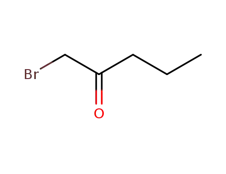 Molecular Structure of 817-71-0 (2-Pentanone,  1-bromo-)