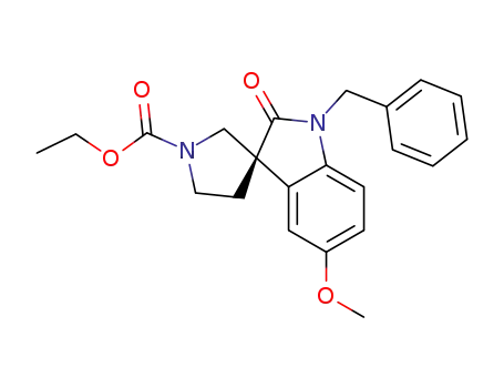 (R)-1-benzyl-1'-ethoxycarbonyl-5-methoxy-2-oxospiro(3H-indole-3,3'-pyrrolidine)