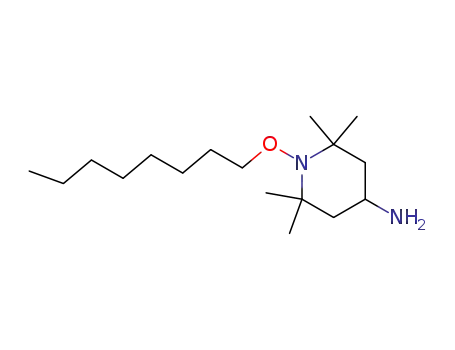 Molecular Structure of 131807-05-1 (1-octyloxy-4-amino-2,2,6,6-tetramethylpiperidine)