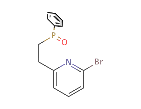 Molecular Structure of 1158054-27-3 (2-bromo-6-[2-(diphenylphosphinoyl)ethyl]pyridine)