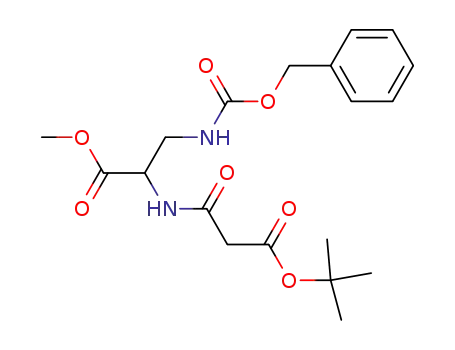 Alanine,
N-[3-(1,1-dimethylethoxy)-1,3-dioxopropyl]-3-[[(phenylmethoxy)carbonyl]
amino]-, methyl ester