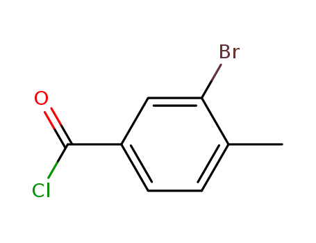 Molecular Structure of 21900-33-4 (3-BROMO-4-METHYL-BENZOYL CHLORIDE)