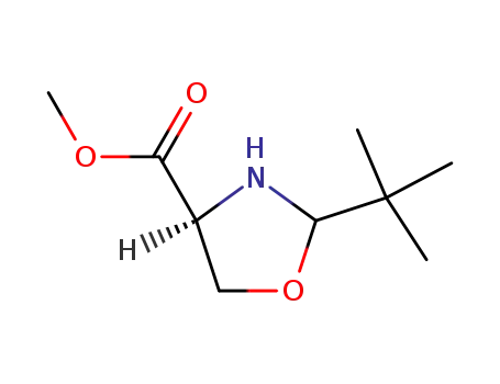 (2RS,5S)-2-(tert-butyl)-5-methoxycarbonyl-1,3-oxazolidine