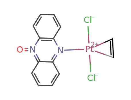 trans-dichloro(ethylene)(phenazine N-oxide)platinum