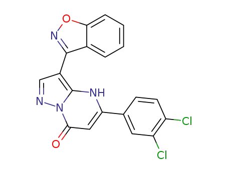 3-(benzo[d]isoxazol-3-yl)-5-(3,4-dichlorophenyl)pyrazolo[1,5-a]pyrimidin-7(4H)-one