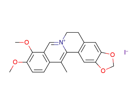 Molecular Structure of 2220-12-4 (9,10-dimethoxy-13-methyl-5,13a-dihydro-6H-[1,3]dioxolo[4,5-g]isoquino[3,2-a]isoquinoline)