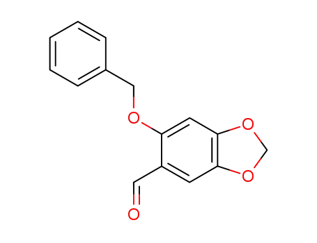 Molecular Structure of 19202-31-4 (6-(benzyloxy)benzo[d][1,3]dioxole-5-carbaldehyde)