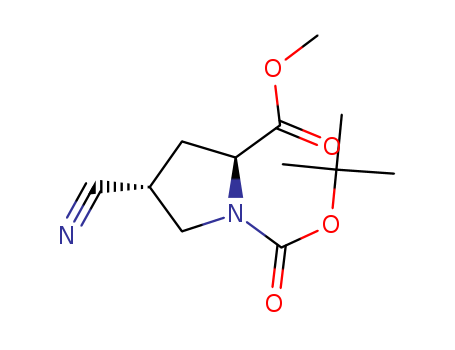1,2-Pyrrolidinedicarboxylicacid, 4-cyano-, 1-(1,1-dimethylethyl) 2-methyl ester, (2S,4R)-