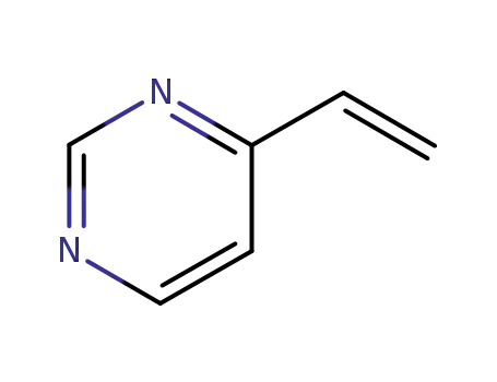 Molecular Structure of 45588-69-0 (Pyrimidine, 4-ethenyl- (9CI))