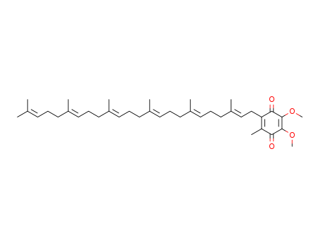 2,5-Cyclohexadiene-1,4-dione,2-[(2E,6E,10E,14E,18E)-3,7,11,15,19,23-hexamethyl-2,6,10,14,18,22-tetracosahexaen-1-yl]-5,6-dimethoxy-3-methyl- cas  1065-31-2