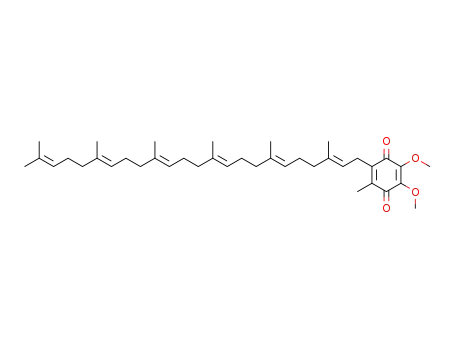 Molecular Structure of 1065-31-2 (2,3-DIMETHOXY-5-METHYL-6-[ALL TRANS]FARNESYLFARNESYL-1,4-BENZOQUINONE)