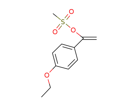 Molecular Structure of 1093253-60-1 (1-(4-ethoxyphenyl)vinyl methanesulfonate)