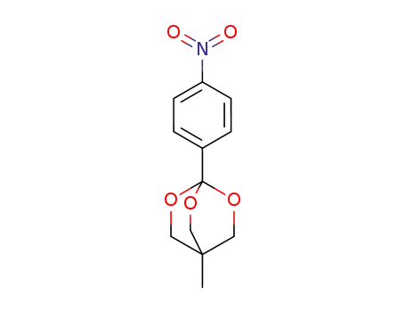 Molecular Structure of 497870-47-0 (2,6,7-Trioxabicyclo[2.2.2]octane, 4-methyl-1-(4-nitrophenyl)-)