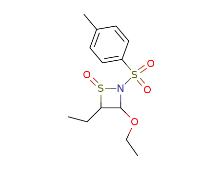 3-ethoxy-4-ethyl-2-(toluene-4-sulfonyl)-[1,2]thiazetidine 1-oxide