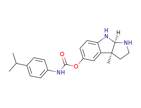 N-(4-Isopropylphenyl)carbamic acid (3aS,8aR)-3a-methyl-1,2,3,3a,8,8a-hexahydropyrrolo[2,3-b]indol-5-yl ester