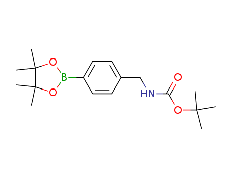 TERT-BUTYL 4-(4,4,5,5-TETRAMETHYL-1,3,2-DIOXABOROLAN-2-YL)BENZYLCARBAMATE  CAS NO.330794-35-9