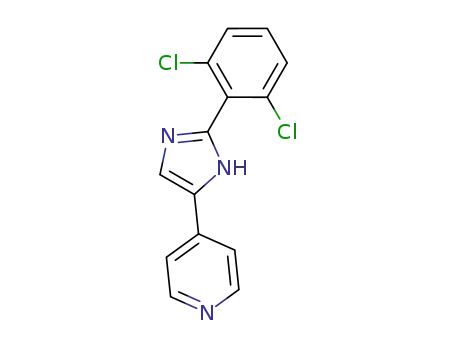 4-(2-(2,6-dichlorophenyl)-1H-imidazol-5-yl)pyridine
