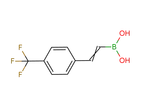 Molecular Structure of 851660-03-2 (4-trifluoromethylstyrenylboronic acid)