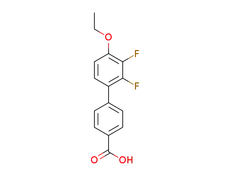 Molecular Structure of 1201909-20-7 (4-ethoxy-2,3-difluoro-4'-biphenylbenzoic acid)