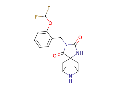 10-[2-(difluoromethoxy)benzyl]-2'H,5'H-spiro-[8-azabicyclo[3.2.1]octane-3,4'-imidazolidine]-2',5'-dione