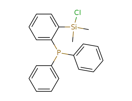 Molecular Structure of 713147-59-2 (chlorodimethyl(2'-diphenylphosphanyl)phenylsilane)