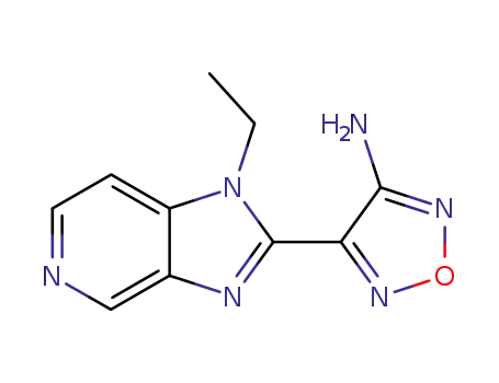 1,2,5-Oxadiazol-3-amine,4-(1-ethyl-1H-imidazo[4,5-c]pyridin-2-yl)-(9CI)