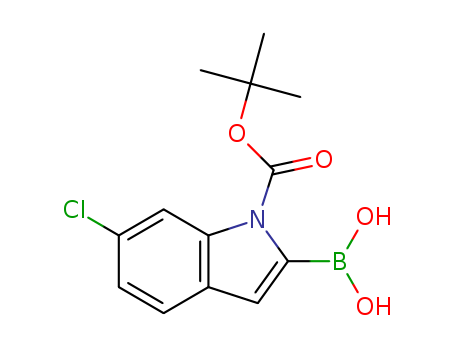 1-(tert-butoxycarbonyl)-6-chloro-1H-indol-2-yl-2-boronic acid
