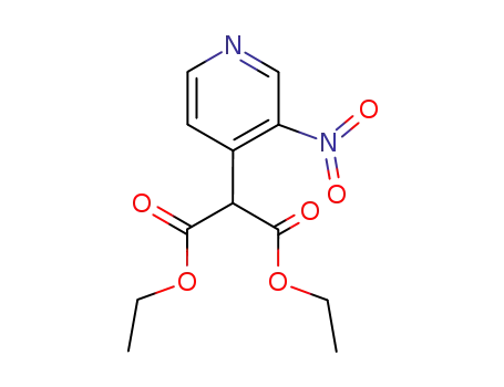Propanedioic acid, (3-nitro-4-pyridinyl)-, diethyl ester