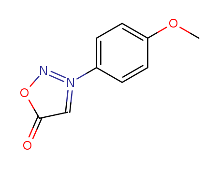 3-(4-methoxyphenyl)-1-oxa-2-aza-3-azoniacyclopent-3-en-5-one cas  3815-80-3