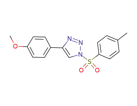 Molecular Structure of 1078739-24-8 (4-(4-methoxyphenyl)-1-tosyl-1H-1,2,3-triazole)