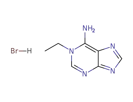 Molecular Structure of 75018-22-3 (1-Ethyladenine Hydrobromide)