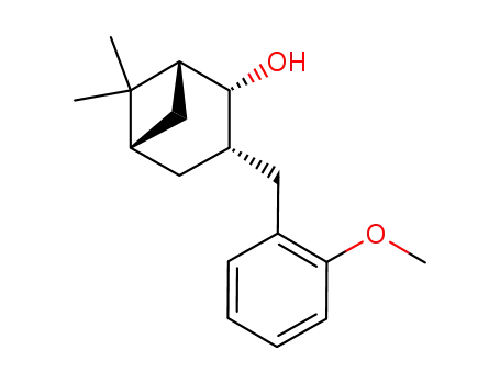 Bicyclo[3.1.1]heptan-2-ol, 3-[(2-methoxyphenyl)methyl]-6,6-dimethyl-,
(1R,2R,3S,5S)-