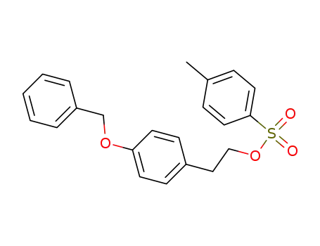 Molecular Structure of 86587-62-4 (Benzeneethanol, 4-(phenylmethoxy)-, 4-methylbenzenesulfonate)