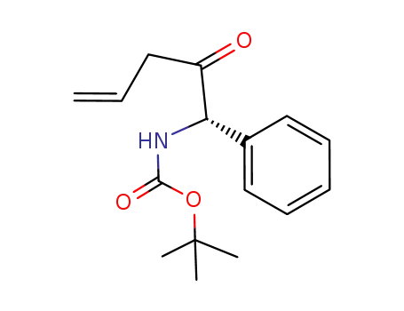 (S)-tert-butyl 2-oxo-1-phenylpent-4-enylcarbamate