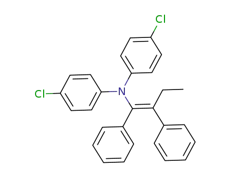 (E)-4-chloro-N-(4-chlorophenyl)-N-(1,2-diphenylbut-1-enyl)aniline